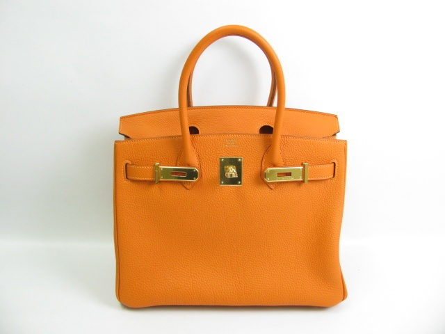 エルメス バーキン30トリヨンクレマンス オレンジ